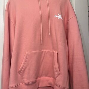 PLAYBOY Peaches Pink Sweater Relaxed Fit Cotton Blend